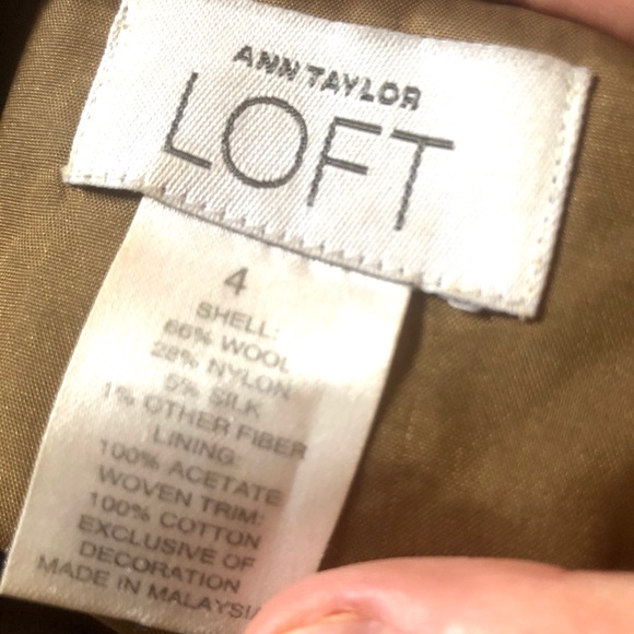 SOLD - LOFT Tweed A-Line Midi Skirt - Picture 4 of 5